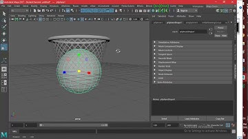 Designing a Basic Basketball and net in Maya