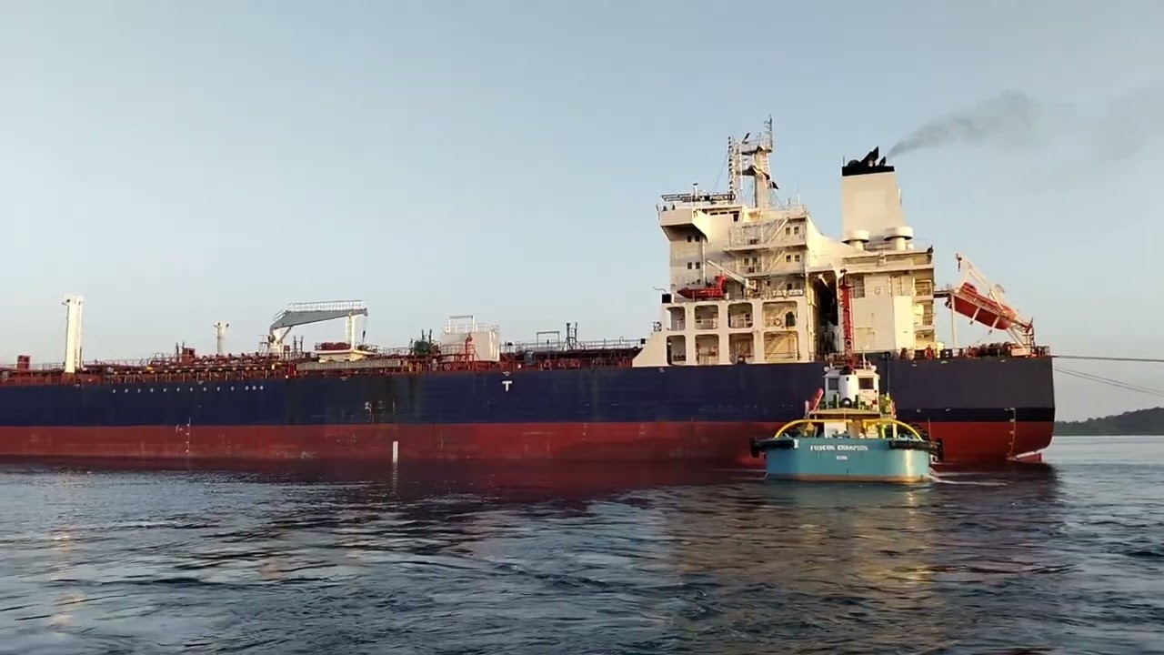 Departure of Mt HAFNIA PHOENIX at BANBAN PORT TAGANAAN 