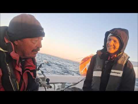 ⁣Voilier Yannick. Piriac, Quiberon, La Trinité, Le Crouesty avec une nouvelle équipière.