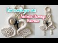 DIY Aesthetic Flamingo Macrame | cara membuat makrame flamingo estetik untuk pemula