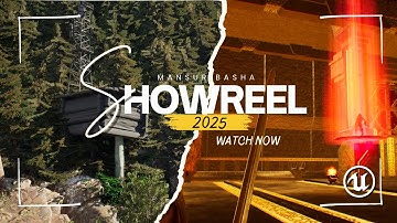 3D Game Dev/Design & Environment Creations Showreel 2025 | Mansur Basha