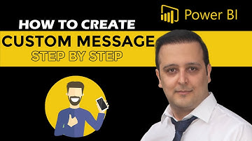 How to show a Custom Message on Power BI report?