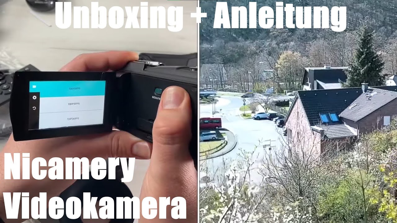 Videokamera 4K WiFi Full Hd Video Camcorder mit Mikrofon Vlogging  Digitalkamera Unboxing & Anleitung - YouTube