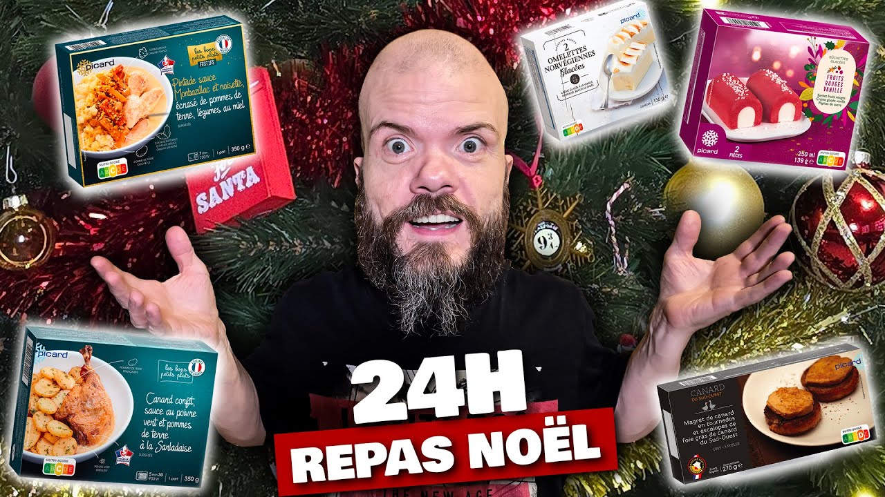 24h Repas de Noël Picard 🎅🎄🎁 | VLOGMAS
