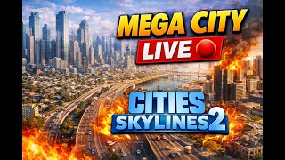 Building Dream City in Cities Skylines 2 LIVE 🌆 | Mods + Tips + Chill Stream REALISTIC CITY BUILD