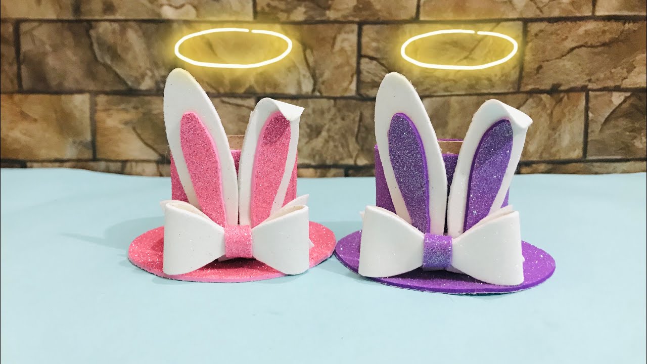 X&Y Cyan Lemon Bunny Organiser - Fluorescent Purple