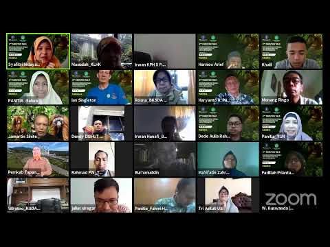 FAHUTAN TALK Sesi-1 Konservasi Orang Utan Tapanuli