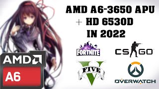 Gaming On An Old Fm1 Apu In 2022 - Amd A6-3650 Hd 6530D