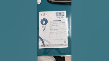Class 6 SOF IMO 2025-26 set A with provisional answers