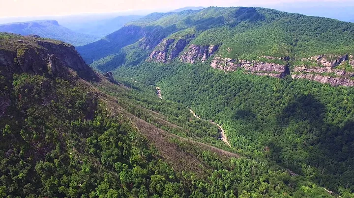 A Summer Flight in Linville Gorge - Aerial Cinema