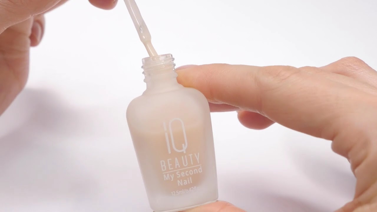 Препарат для утолщения ногтей на основе жемчуга My second nail IQ Beauty