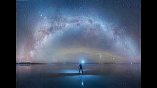 La Via Láctea en el Salar de Uyuni.