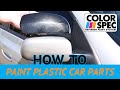 How to paint plastic car parts