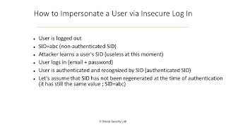 02 How to Impersonate a User via Insecure Log In   Overview