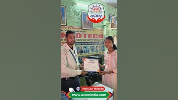 Antarashtriya Computer Saksharta Mission | Certificate Distribution in Darbhanga #acsmindia #acsm