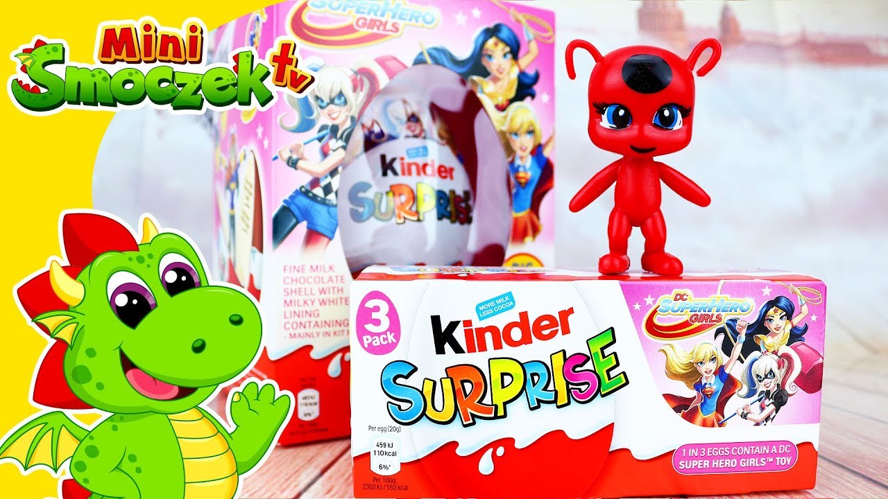 Tikki Z Miraculum Biedronka I Czarny Kot Jajka Super Hero Girls