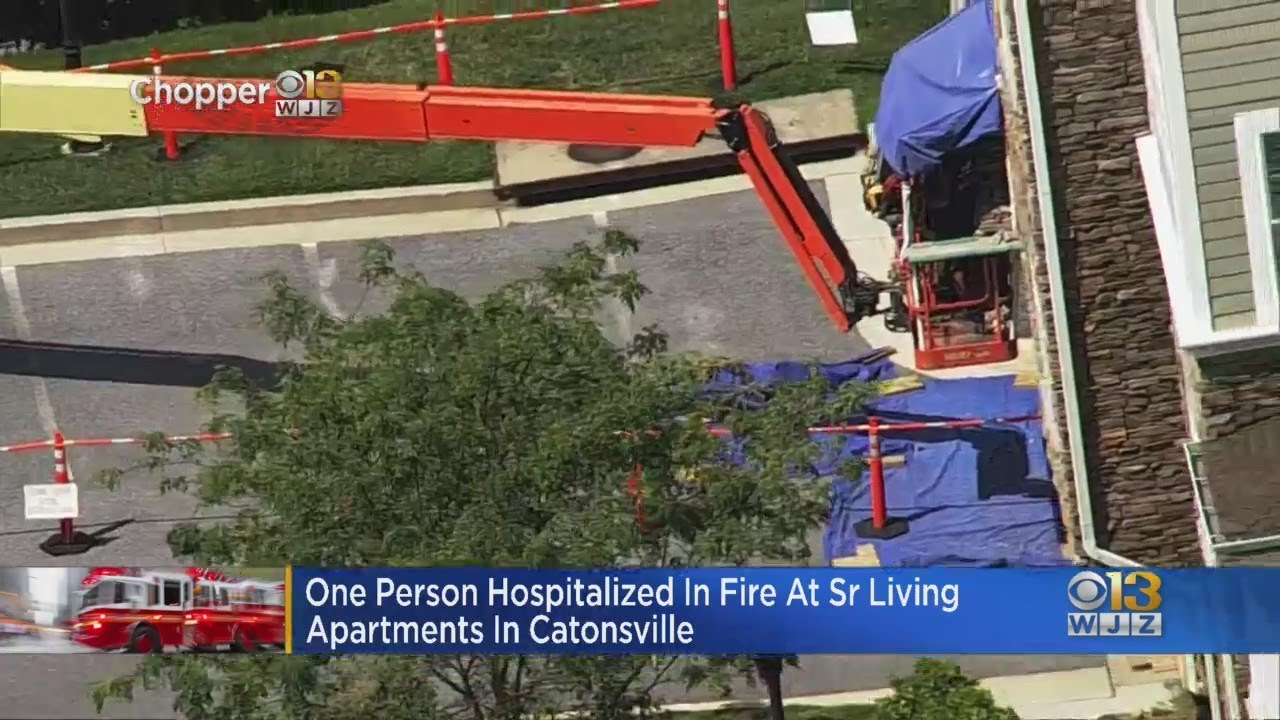 Person hospitalized after fire at senior living complex in Catonsville ...