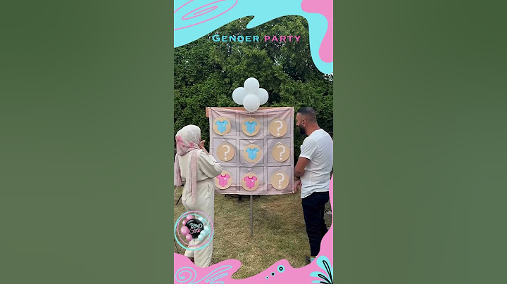 Tic-tac-toe Gender Reveal ❤️💙 #boyorgirl #genderreveal #genderparty #babyshower