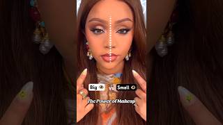 Big vs small eye 👁️ makeup. Pick your side✨ #IPSY #makeuptutorial #beautytips #makeuphacks #beauty