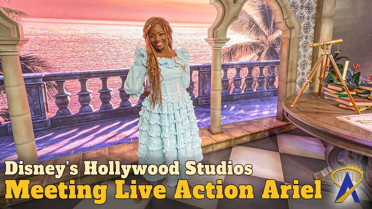 Meeting the NEW Live Action Ariel from The Little Mermaid at Disney’s Hollywood Studios