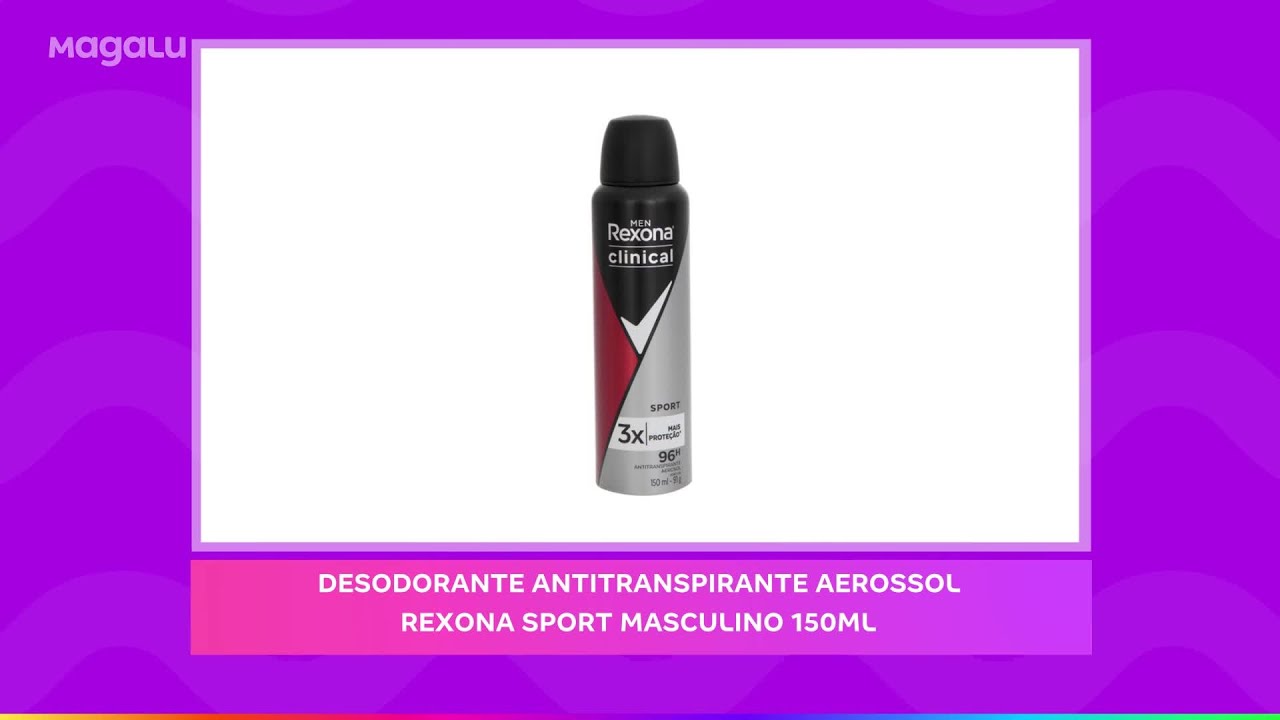 Desodorante Aerosol Rexona Clinical Sport 150ml