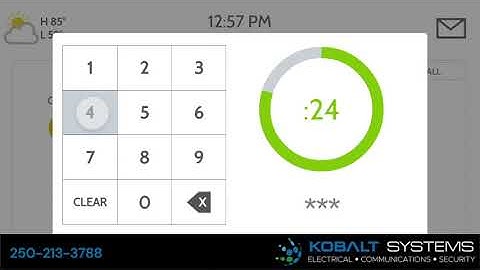 IQ Panel: Security System Disarming