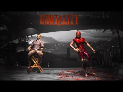 "YOU GOT CAGED" Johnny Cage BRUTALITY Mortal Kombat 1 MK1