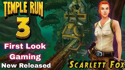 🏆 Temple Run 3: Scarlet Fox Reveal | First Look Gameplay 💥