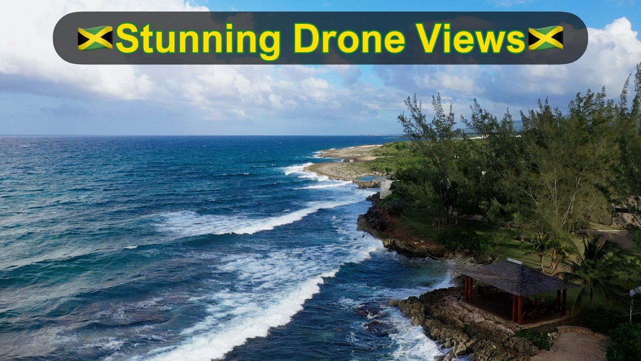 Drone Tour of Puerto Seco Beach & Dolphin Cove in Jamaica