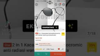 Download Lagu RACUN SHOPEE || KACAMATA PHOTOCROMIC ANTI RADIASI 30K AN DI SHOPEE #shorts #racunshopee MP3 Download Lagu RACUN SHOPEE || KACAMATA PHOTOCROMIC ANTI RADIASI 30K AN DI SHOPEE #shorts #racunshopee MP3