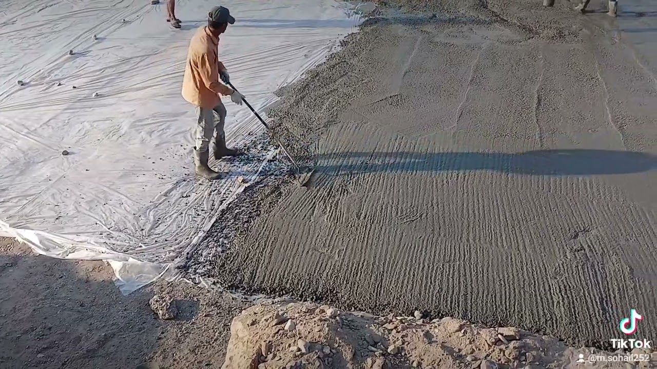 پی سی سی کرنے کا مکمل طریقہ یہ کنسٹرکشن کا ہو رہا ہے ]1 مستری ]4 ہئلپر 