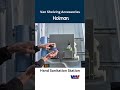 Hand Sanitation Station #portablestorage #vanstorage #clean