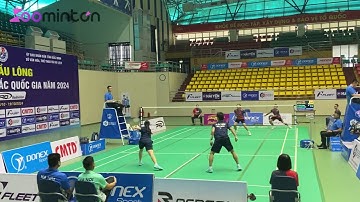 Tiến/Chinh (Hà Nội) - T.Anh/Linh (CAND) | Giải Cầu lông CCVSX quốc gia năm 2024