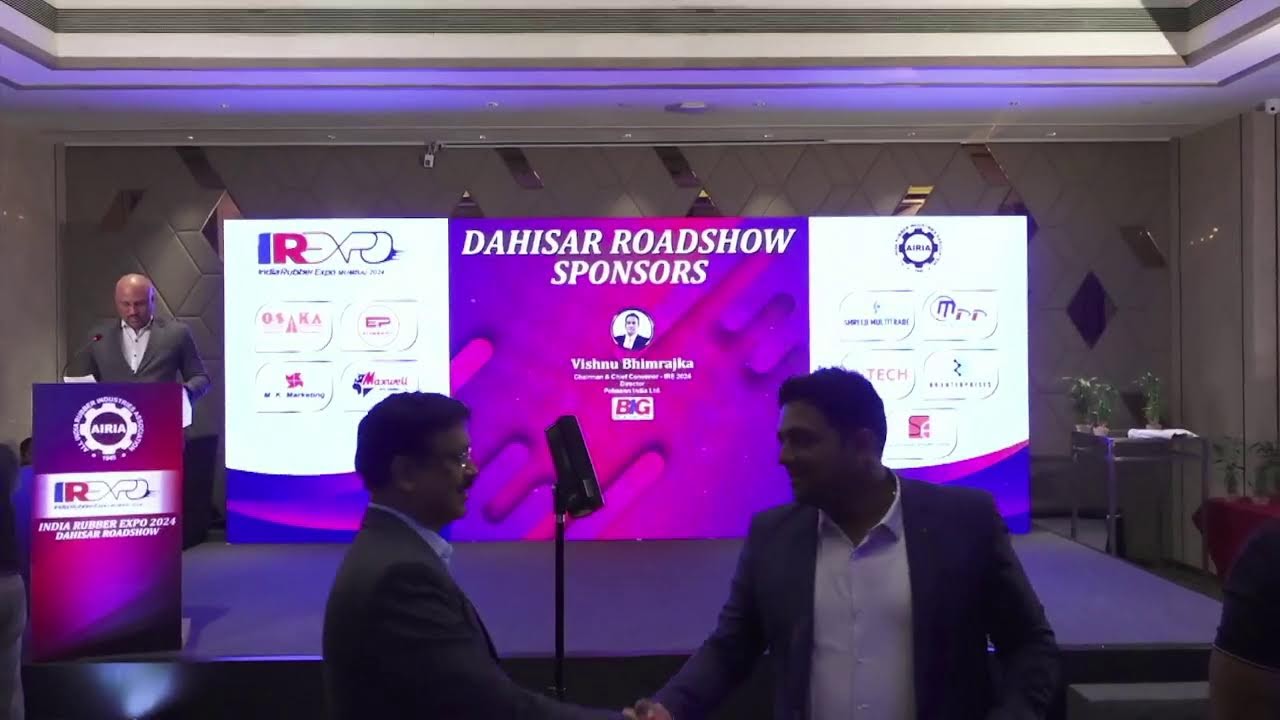 INDIA RUBBER EXPO 2024 DAHISAR ROAD SHOW YouTube