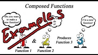 Composition of Functions -  Examples Part 1