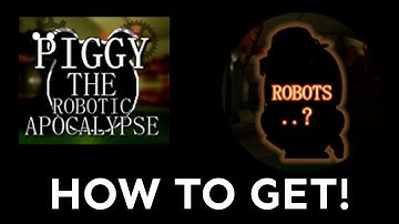 HOW TO GET Robots..?BADGE CROSSOVER EVENT IN PIGGY ROBOTIC APOCALYPSE  Game by exvivas