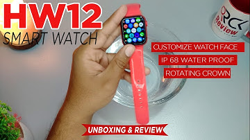 HW12 Smart Watch Review or Unboxing in Urdu/Hindi | Best Raplica of Apple SE Watch  | 2020 |