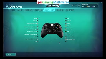 Tutorial For How To View The Xbox Controller Layout In Paladins Champions Of The Realm On The PC