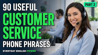 Customer Service English: 90 Phone Phrases | Listen & Repeat (Part 2) Update