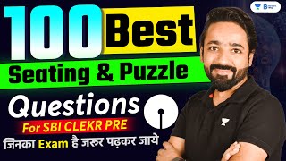 SBI Clerk 2023 | Best Seating and Puzzle Questions | Reasoning | Puneet