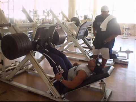 DENNIS JAMES AND JORLAN NASCIMENTO LEG DAY PART 1