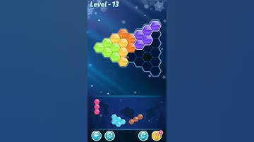BLOCK! Hexa Puzzle! Skilled Level 13 (Rotate) - Lösung Solution Walkthrough