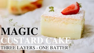 Magic Custard Cake | Stunning Three-Layer Cake