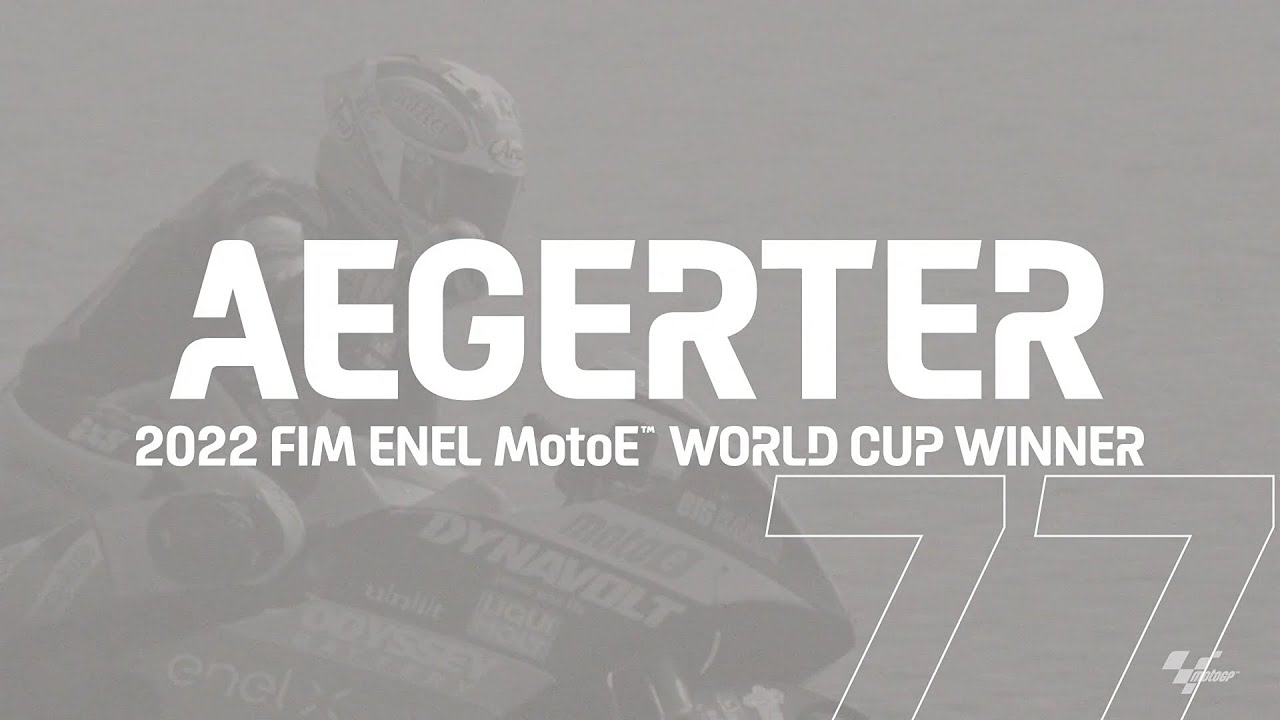 Domi Aegerter is the 2022 FIM Enel MotoE™ World Cup Winner!