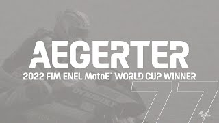 Domi Aegerter Is The 2022 Fim Enel Motoe World Cup Winner