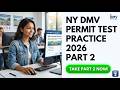 DMV NY Permit Test Practice Exam 2026 Part 2: Mastering Intersections and Signs