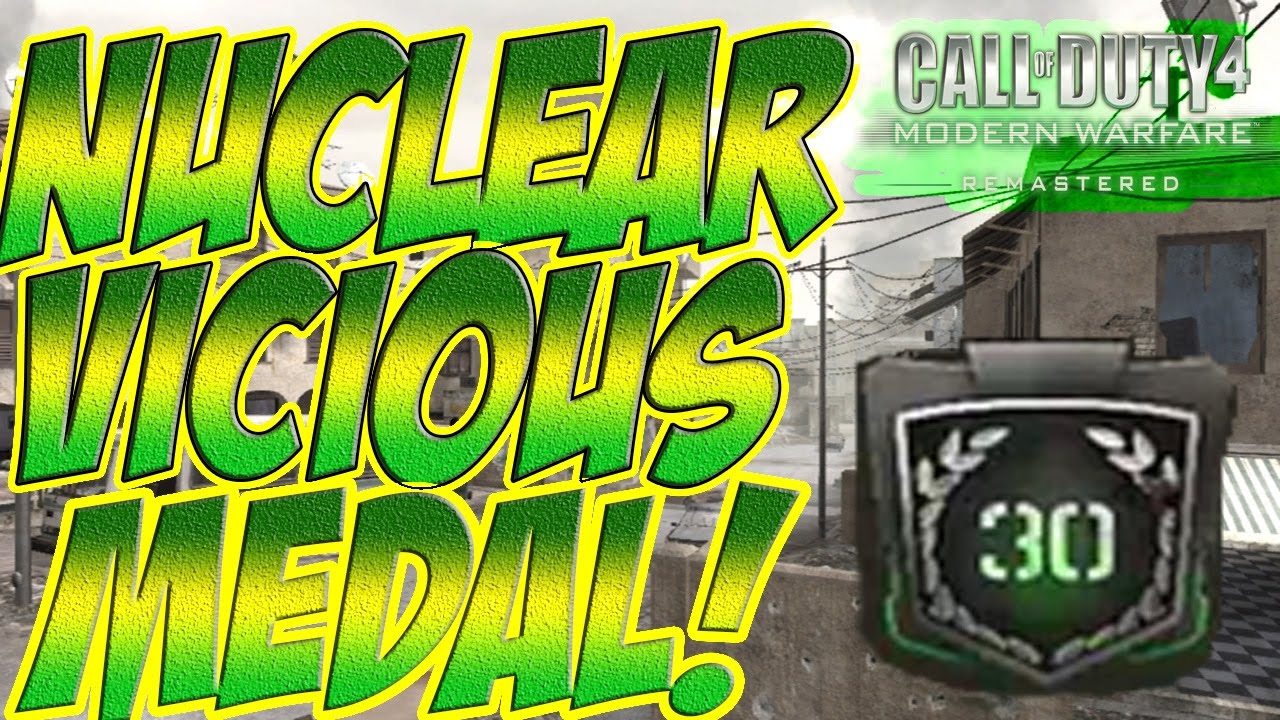 MODERN WARFARE REMASTERED NUCLEAR/VICIOUS MEDAL GAMEPLAY! TIPS ON HOW TO GET BETTER AT RUSHING MWR!
