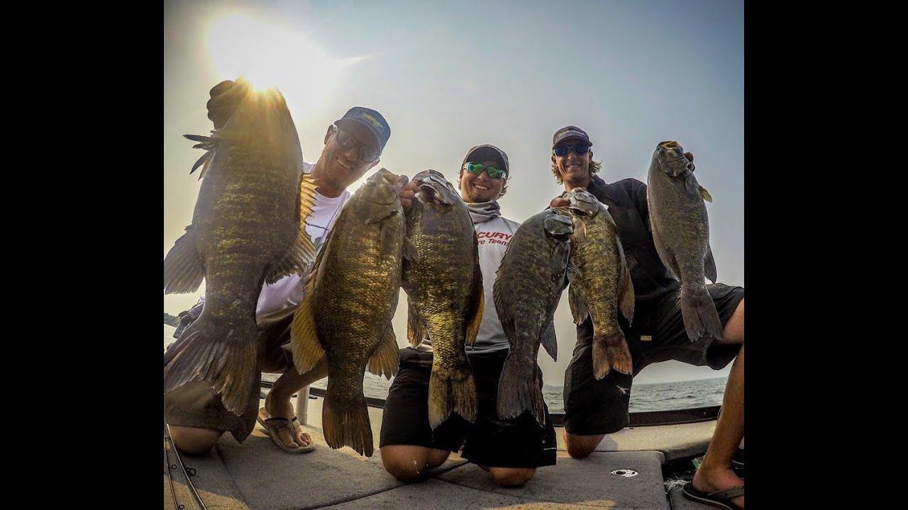 Marabou Hair Jigs for GIANT Smallmouth Bass with Seth Feider & Josh
