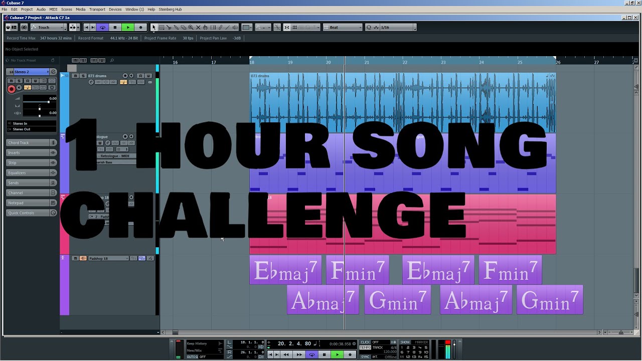 Making a song in 1 hour challenge (it was stressful) - YouTube