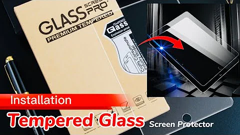 How to Install Tempered Glass Screen Protector for iPad Tablet | Premium Tempered Glass Protector